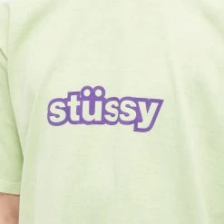 Stussy Thick Pigment Dyed Tee -Stussy Apparel 03 02 2023 JW 1904834 SAGE 10 1