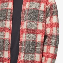Stussy Plaid Knit Shirt -Stussy Apparel 13 12 2022 JA 1110269 REDD 10 1