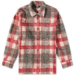 Stussy Plaid Knit Shirt