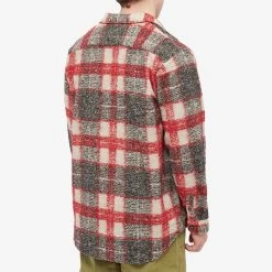 Stussy Plaid Knit Shirt -Stussy Apparel 13 12 2022 JA 1110269 REDD 8 1