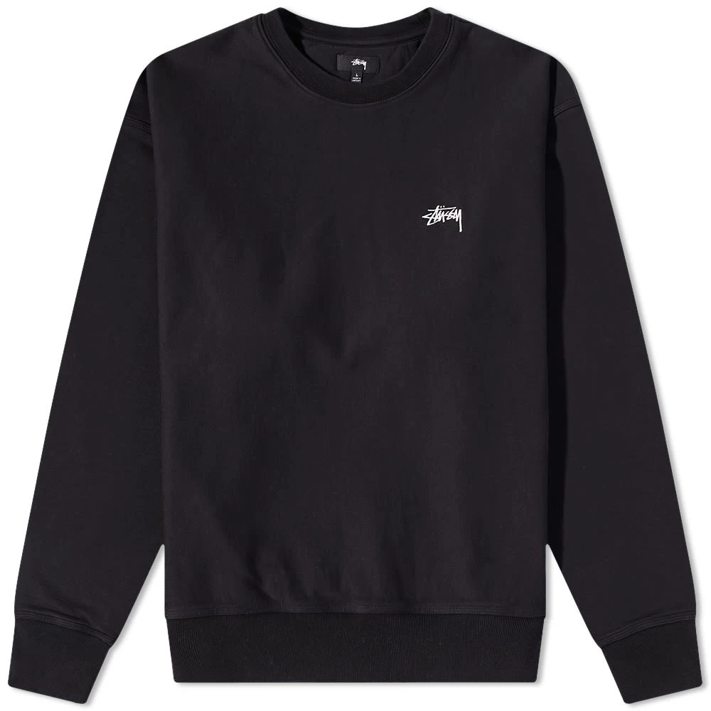 Stussy Stock Logo Crew 1 Stussy Stock Logo Crew