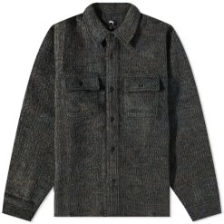 Stussy Speckled Wool Cpo Shirt