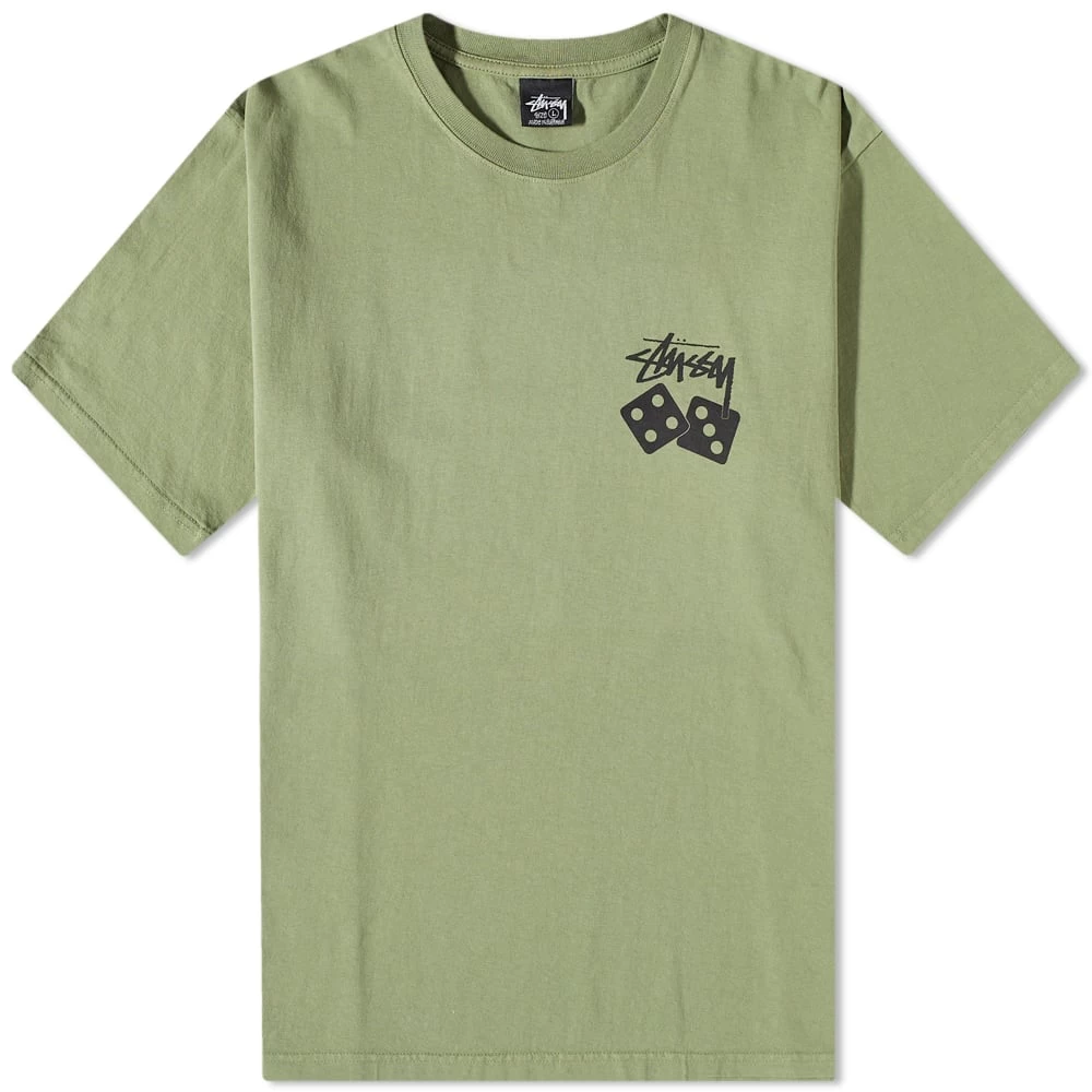 Stussy Dice Pigment Dyed Tee 1 Stussy Dice Pigment Dyed Tee