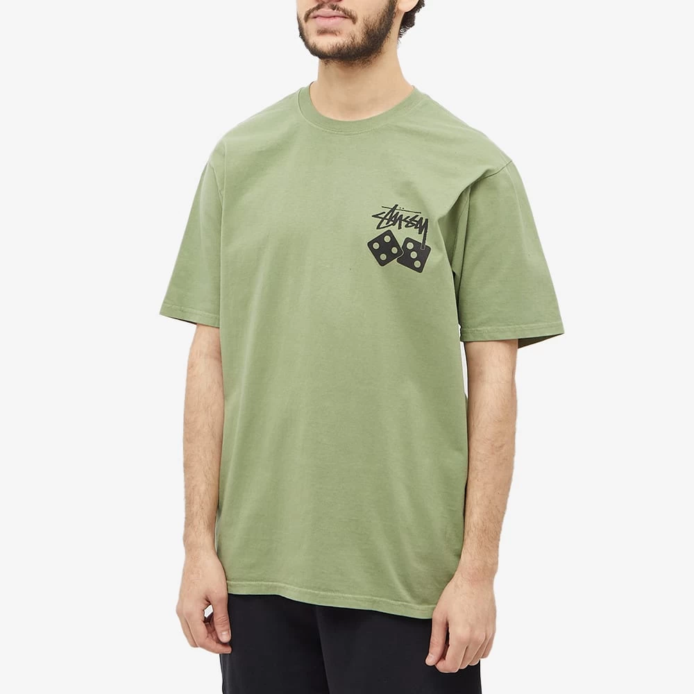 Stussy Dice Pigment Dyed Tee 2 Stussy Dice Pigment Dyed Tee - Image 2