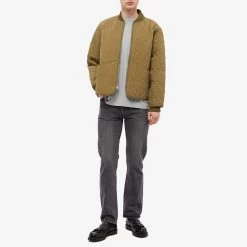 Stussy S Quilted Liner Jacket -Stussy Apparel 23 02 2023 NS 115670 OLIV m9 1