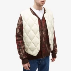 Stussy Reversible Quilted Vest 10 Stussy Reversible Quilted Vest -Stussy Apparel 23 02 2023 LL 115695 CREM 4 1