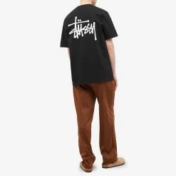 Stussy Basic Stussy Tee -Stussy Apparel 23 02 2023 LL 1904870 BLAC m4 1