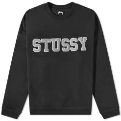 Stussy Relaxed Oversized Crew Sweat