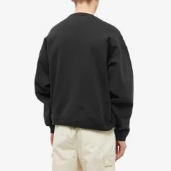 Stussy Relaxed Oversized Crew Sweat -Stussy Apparel 23 02 23 LS 118517 BLAC 8 1