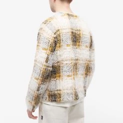 Stussy Hairy Plaid Cardigan -Stussy Apparel 23 02 23 TC 117169 GOLD 8 1