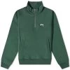 Stussy Stock Logo Quarter Zip