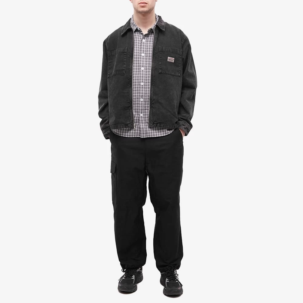 Stussy Washed Canvas Zip Shirt 4 Stussy Washed Canvas Zip Shirt - Image 4