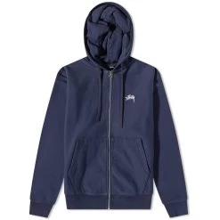 Stussy Stock Logo Zip Hoody