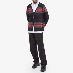 Stussy Stripe Shaggy Cardigan 8 Stussy Stripe Shaggy Cardigan -Stussy Apparel 30 09 2022 ec 117137 blac m9 1