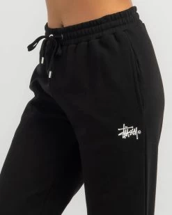 STUSSY | Casual Style Street Style Plain Cotton Long Logo Pants -Stussy Apparel org 100