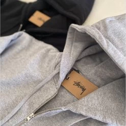 STUSSY | Unisex Sweat Street Style Long Sleeves Plain Cotton Logo -Stussy Apparel org 1001