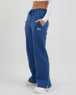 STUSSY | Casual Style Street Style Plain Cotton Long Logo Pants -Stussy Apparel org 102