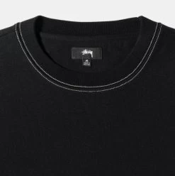 STUSSY | Crew Neck Unisex Street Style Long Sleeves Plain Cotton Logo -Stussy Apparel org 1029