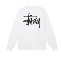 STUSSY | Unisex Street Style U-Neck Long Sleeves Plain Cotton -Stussy Apparel org 1120