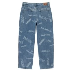 STUSSY | Unisex Street Style Logo Jeans -Stussy Apparel org 1171