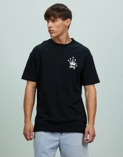 STUSSY | Crew Neck Street Style Cotton Short Sleeves Logo -Stussy Apparel org 1187
