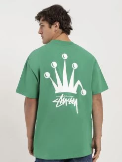 STUSSY | Crew Neck Street Style Cotton Short Sleeves Logo -Stussy Apparel org 1189