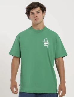 STUSSY | Crew Neck Street Style Cotton Short Sleeves Logo -Stussy Apparel org 1190
