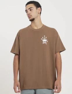 STUSSY | Crew Neck Street Style Cotton Short Sleeves Logo -Stussy Apparel org 1191