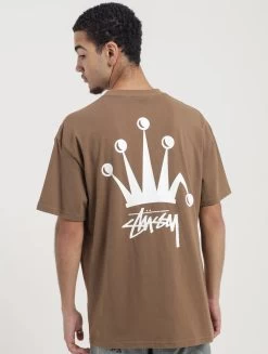 STUSSY | Crew Neck Street Style Cotton Short Sleeves Logo -Stussy Apparel org 1193