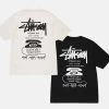 STUSSY | Short Sleeves Logo Skater Style T-Shirts