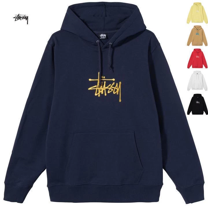 STUSSY | Unisex Street Style Long Sleeves Skater Style Hoodies 1 STUSSY | Unisex Street Style Long Sleeves Skater Style Hoodies