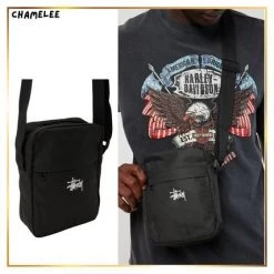 STUSSY | Casual Style Unisex Street Style Plain Crossbody Logo
