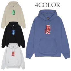 STUSSY | Unisex Street Style Long Sleeves Cotton Oversized Logo