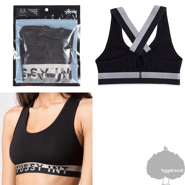 STUSSY | Street Style Plain Logo Skater Style Bras 3 STUSSY | Street Style Plain Logo Skater Style Bras - Image 3
