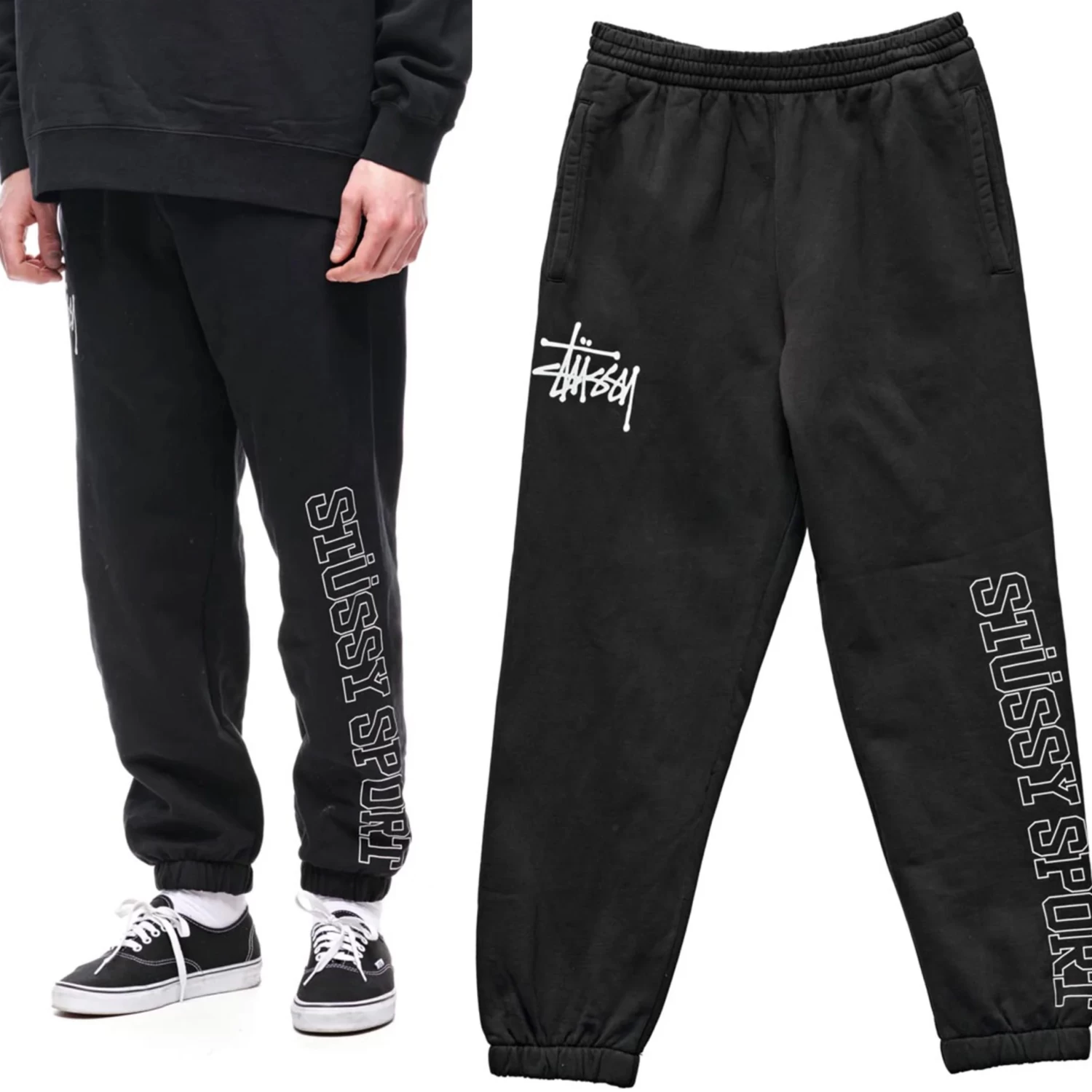 STUSSY | Printed Pants Street Style Cotton Logo Skater Style 1 STUSSY | Printed Pants Street Style Cotton Logo Skater Style