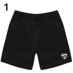 STUSSY | Unisex Street Style Plain Cotton Logo Skater Style Shorts -Stussy Apparel org 1629
