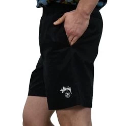 STUSSY | Unisex Street Style Plain Cotton Logo Skater Style Shorts -Stussy Apparel org 1631