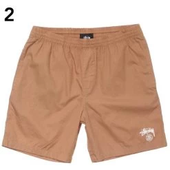 STUSSY | Unisex Street Style Plain Cotton Logo Skater Style Shorts -Stussy Apparel org 1633