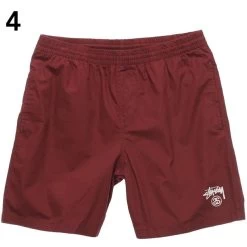 STUSSY | Unisex Street Style Plain Cotton Logo Skater Style Shorts -Stussy Apparel org 1635