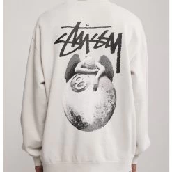 STUSSY | Crew Neck Sweat Street Style Long Sleeves Plain Cotton Logo -Stussy Apparel org 1710