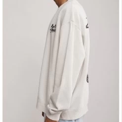 STUSSY | Crew Neck Sweat Street Style Long Sleeves Plain Cotton Logo -Stussy Apparel org 1712