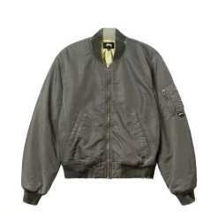 STUSSY | Unisex Nylon Street Style Plain Logo Bomber Jackets -Stussy Apparel org 1763