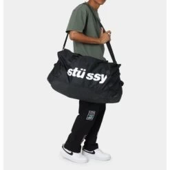 STUSSY | Unisex Nylon Street Style Plain Skater Style Boston Bags -Stussy Apparel org 1787