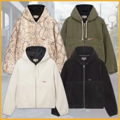 STUSSY | Unisex Blended Fabrics Street Style Plain Python Logo