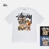 STUSSY | Unisex Street Style Cotton Short Sleeves Logo Skater Style