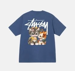 STUSSY | Unisex Street Style Cotton Short Sleeves Logo Skater Style -Stussy Apparel org 1920