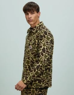 STUSSY | Camouflage Street Style Long Sleeves Plain Cotton Logo -Stussy Apparel org 1945