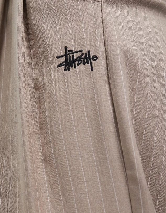 STUSSY | Stripes Casual Style Street Style Plain Long Wide Leg 4 STUSSY | Stripes Casual Style Street Style Plain Long Wide Leg - Image 4