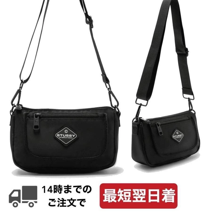 STUSSY | Unisex Street Style Plain Small Shoulder Bag Logo 1 STUSSY | Unisex Street Style Plain Small Shoulder Bag Logo