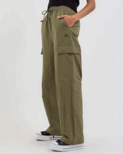 STUSSY | Casual Style Nylon Plain Long Pants -Stussy Apparel org 2